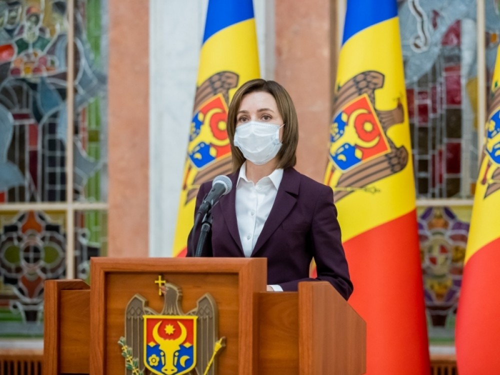 Maia Sandu: Emblemă a suveranității și independenței țării noastre, Drapelul de Stat reprezintă năzuințele și valorile cetățenilor noștri
